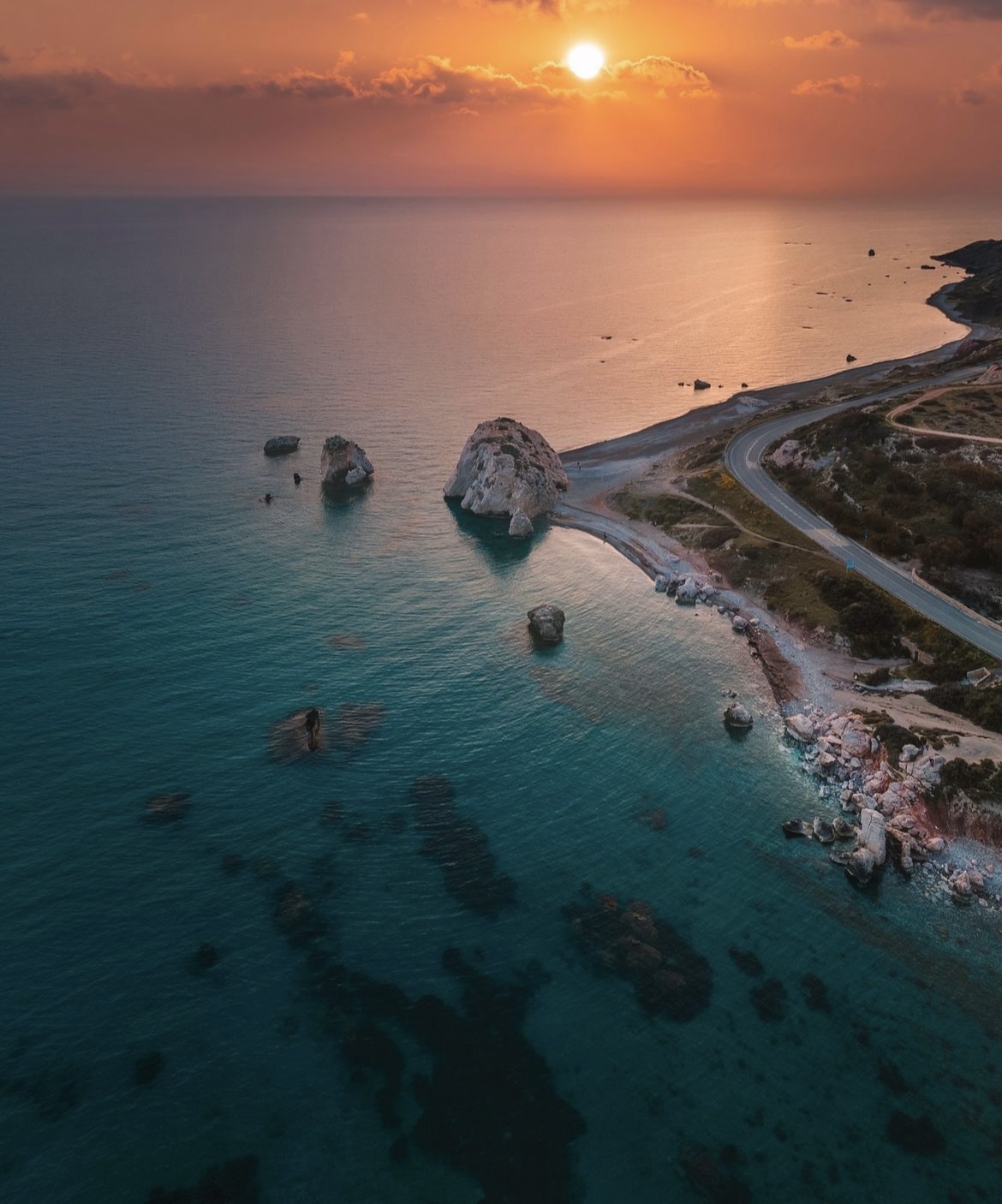 Petra tou Romiou — Aphrodite’s Rock, Paphos coast, Cyprus